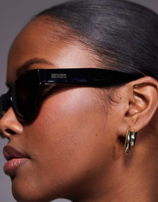 Moschino – Cat-Eye-Sonnenbrille in Schwarz, 3 von 3