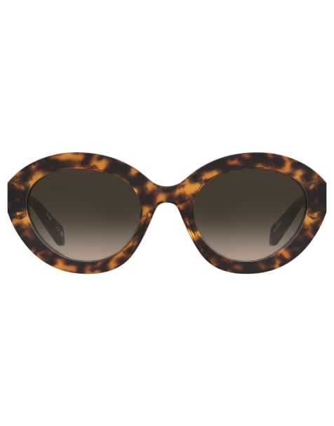 Moschino cat eye sunglasses in brown