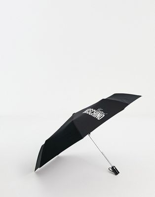 Moschino couture umbrella in black