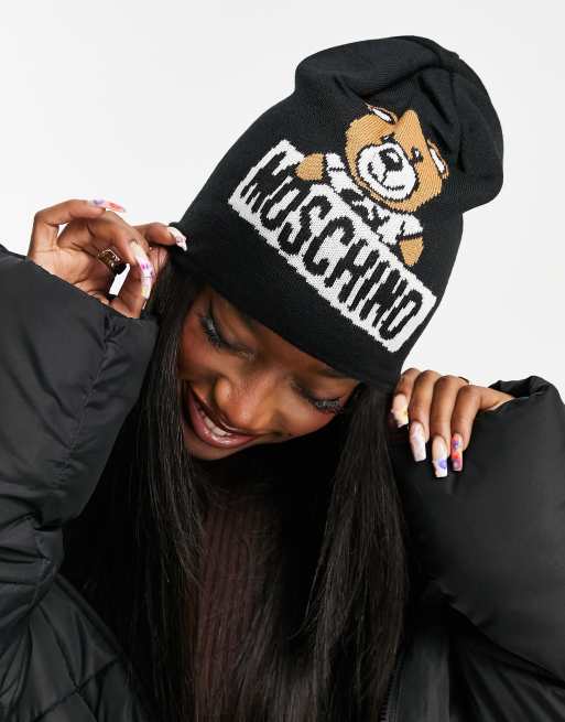 Black Hat with logo Moschino - Vitkac Canada