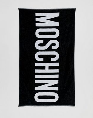 Moschino Logo Beach Towel | ASOS