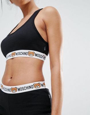 moschino leggings and crop top