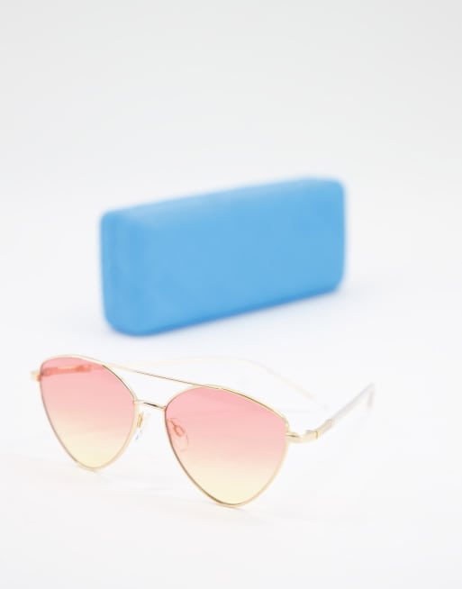 Moschino sales aviator sunglasses