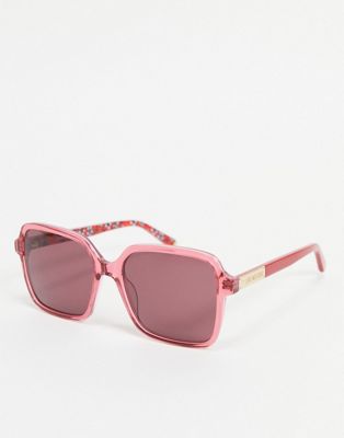 Moschino Love oversized square lens sunglasses | ASOS