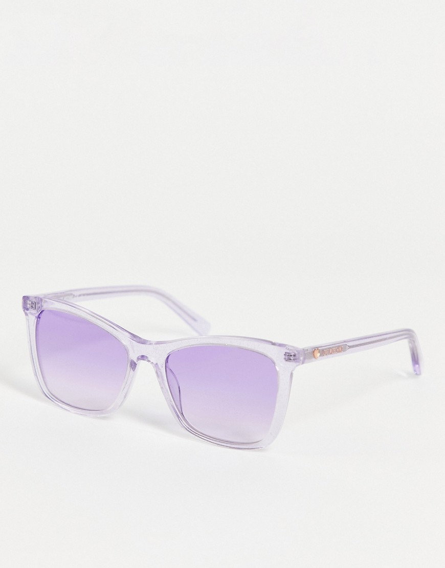 Moschino Love - Zonnebril met vierkante glazen-Paars