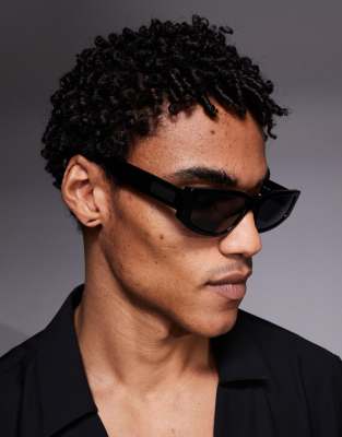 Moschino - Lunettes de soleil carrées - Noir