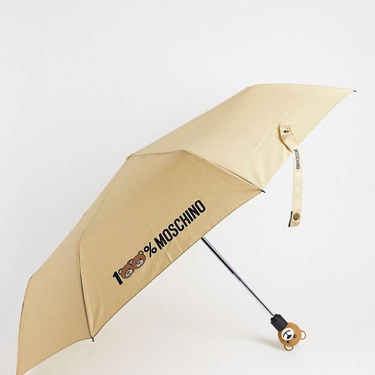 Moschino Regenschirm mit Sonnen-Print in Schwarz Damen Accessoires Regenschirme 