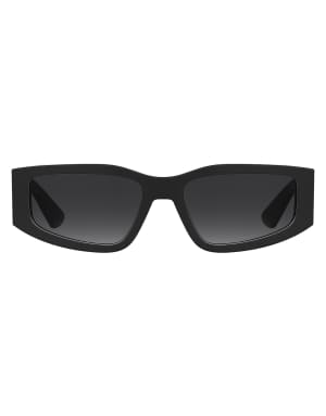 Moschino square shaped sunglasses in black