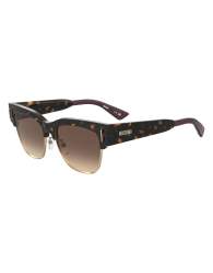 Moschino Sunglasses Moschino sun rectangular browline sunglasses with brown gradient lenses in brown