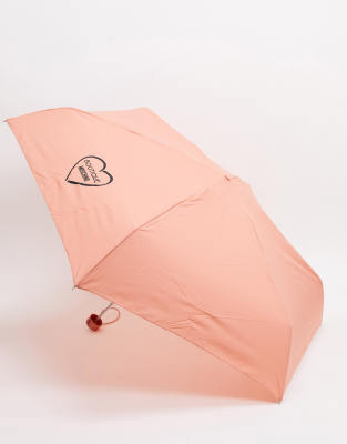 moschino umbrella pink