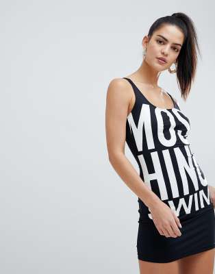 moschino swim dress