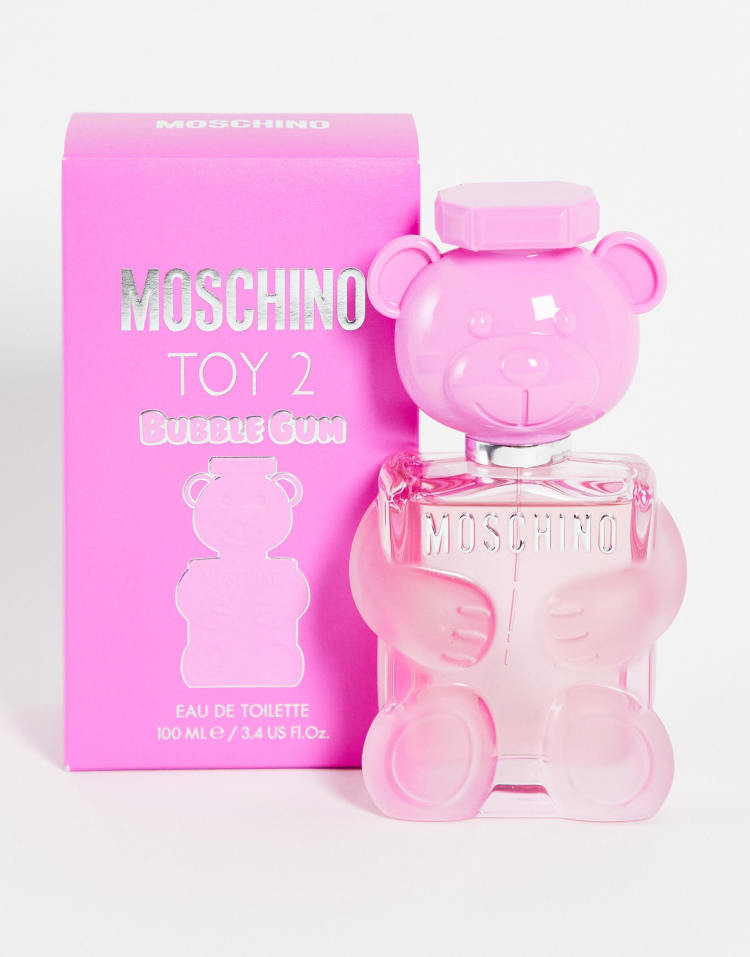 Toy bubble gum. Парфюм Toy 2 Bubble Gum Moschino 50 ml. Moschino Toy 2 Bubble Gum 100 мл. Moschino Toy 2 Bubble Gum EDP 100ml. Москино духи Медвежонок розовый
