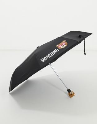 Moschino umbrella in black | Evesham-nj