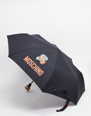 black moschino umbrella