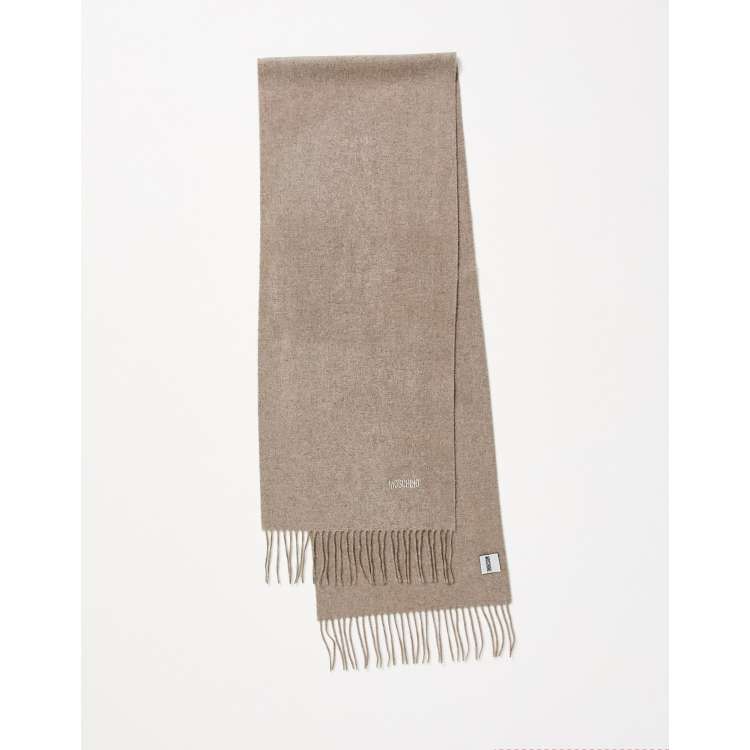 Moschino 2024 grey scarf