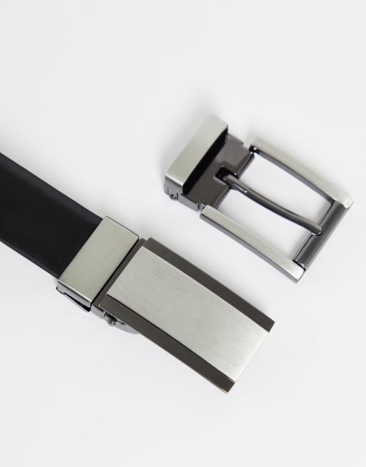 Angled Buckle Reversible Belt