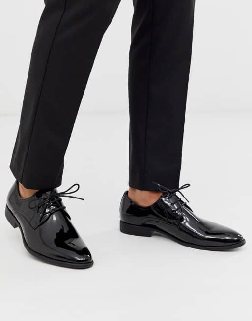 Moss London Chaussures derby vernies Noir