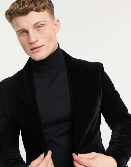 Moss bros velvet discount jacket