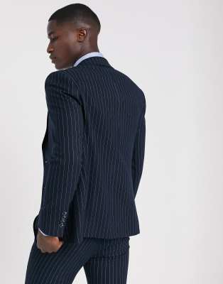 moss pinstripe suit