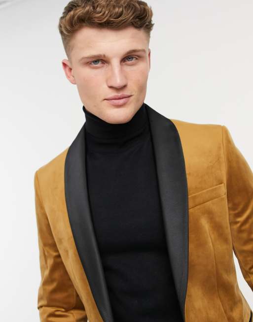 Moss bros velvet online jacket