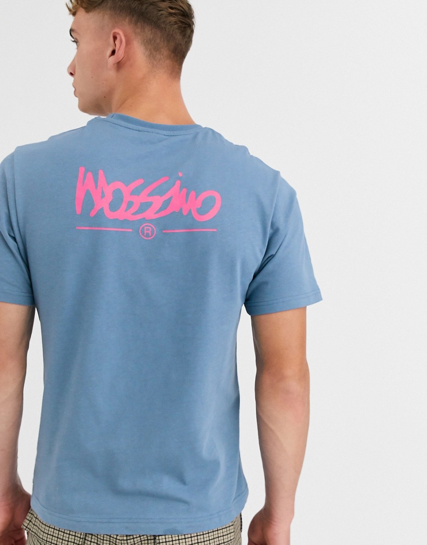 Mossimo - Classic Logo - T-shirt grigio acciaio