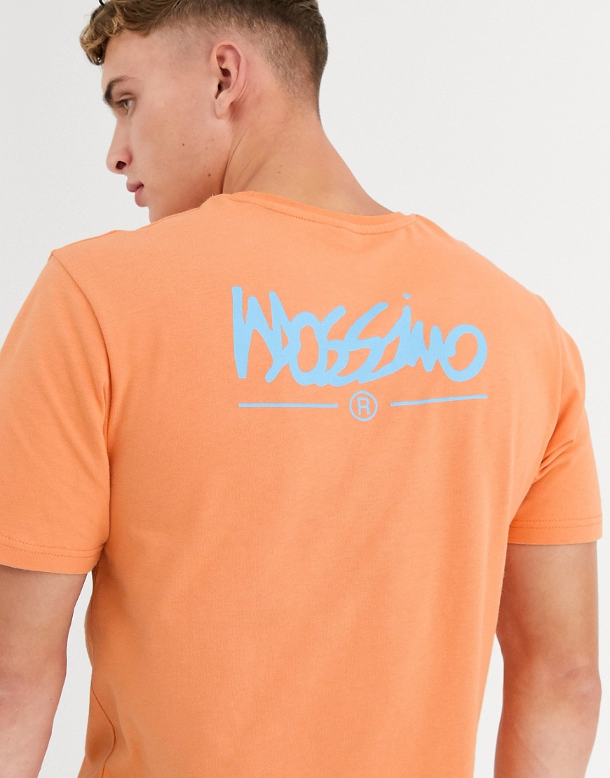 Mossimo - T-shirt met klassiek logo in oranje