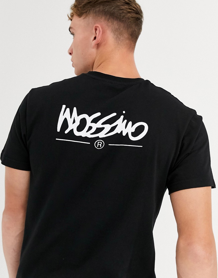 Mossimo - T-shirt met klassiek logo in zwart