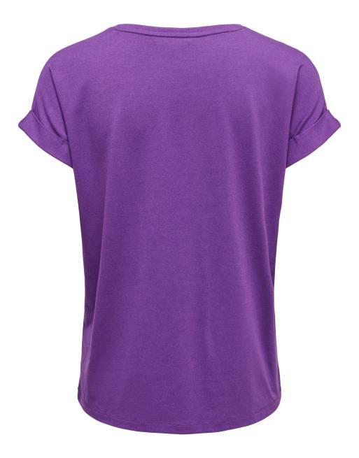 Moster t-shirt col rond à manches courtes violet, 7 de 7