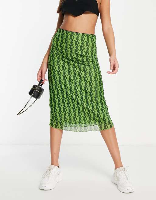 Asos midi shop skirt 90s