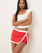 ASOS DESIGN lace godet maxi skirt in burgundy