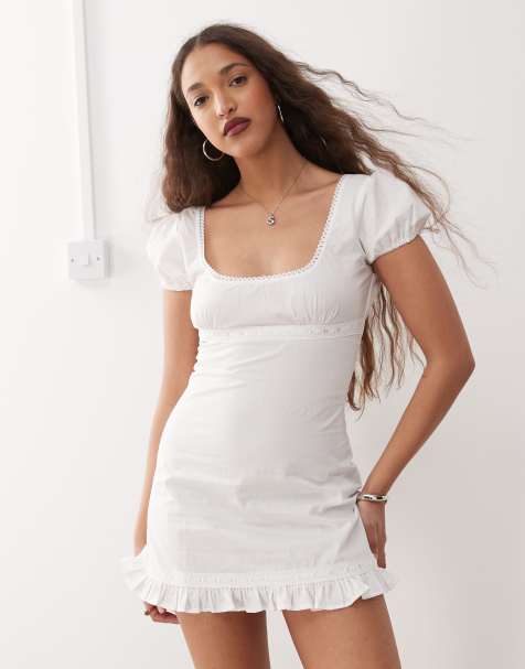 Motel bella mini team dress in white - view 1