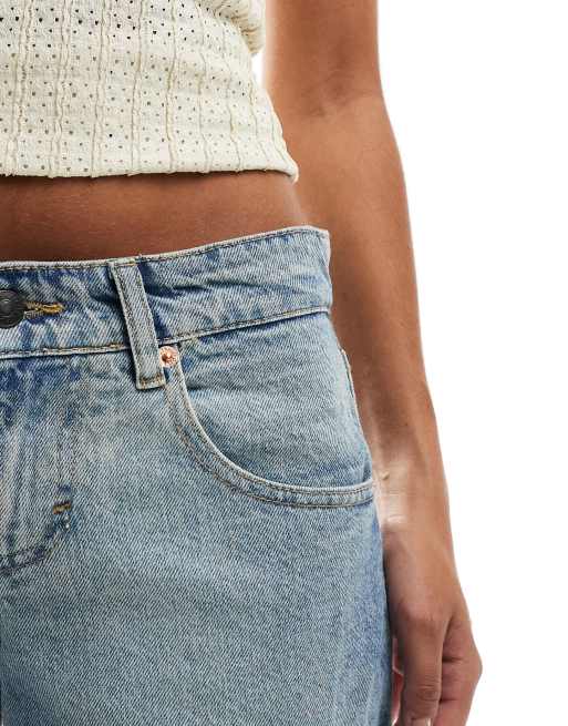 Motel – Blekblå jeans med parallella ben och låg midja, 5 av 5