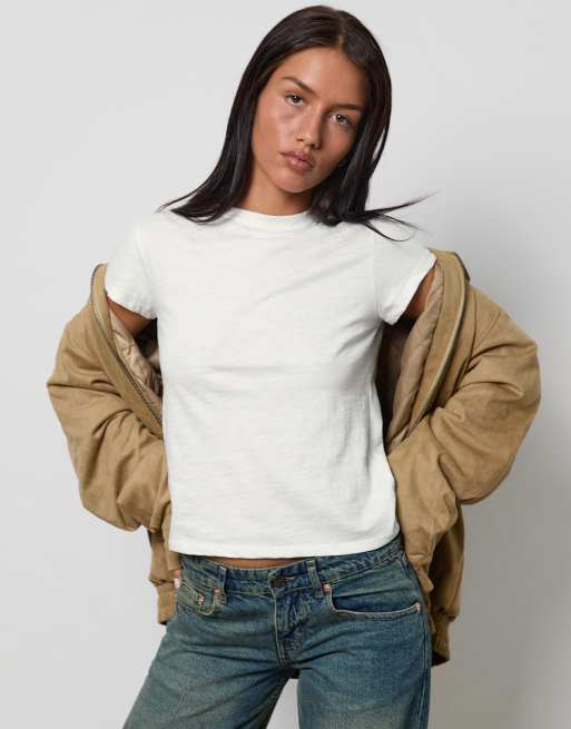 Motel Clio bast-shirt i vitt, 3 av 4