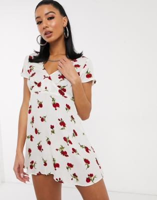 motel elara floral mini dress