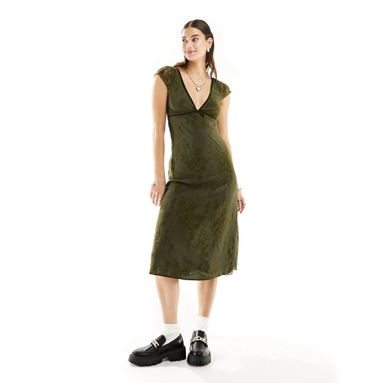 NWT FLX Urban/Commuter Activewear Olive Green Dress w/ built in