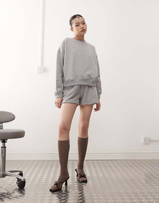 Motel gray sweat set
