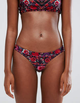 Motel Gypsy Heart Bikini Bottom-Multi