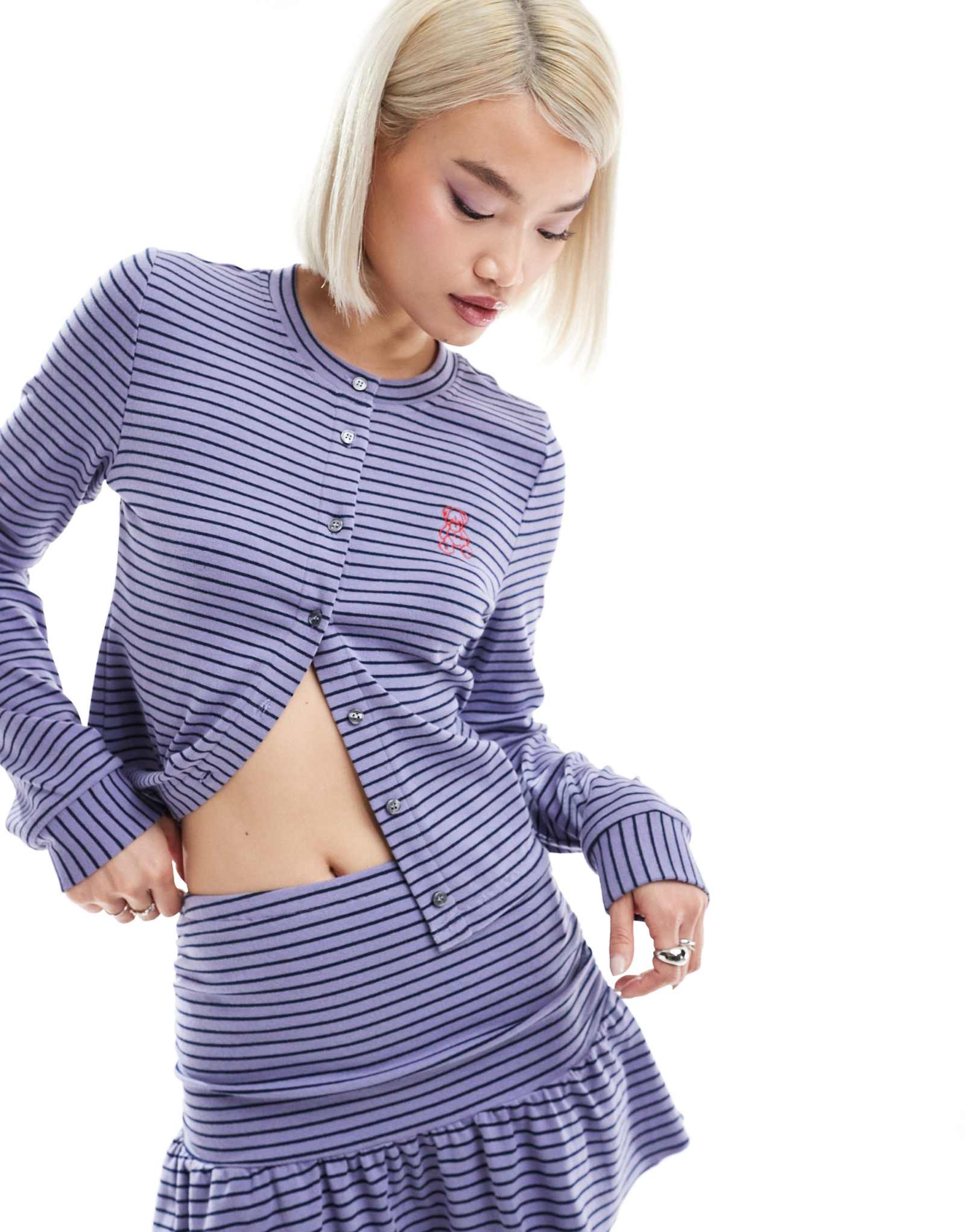 Детский кардиган Motel hafni в синюю полоску 8890₽