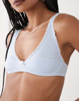 Shop Motel Halai Underwire Pointelle Bra