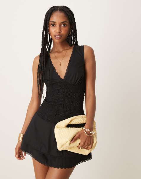 Motel hevosia mini dress in black - view 1