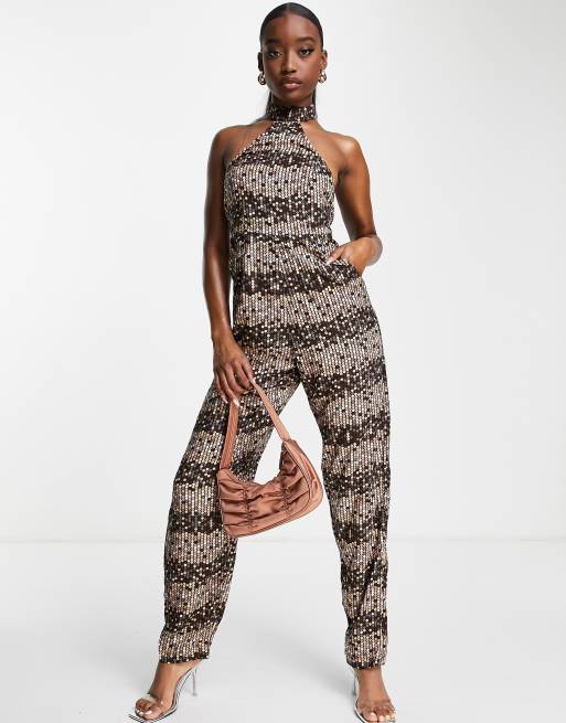 Polka dot and stripe hot sale jumpsuit