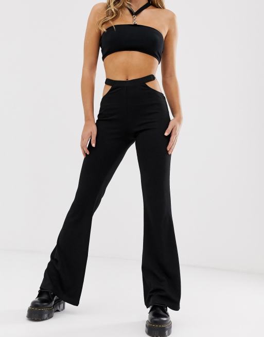 Hip Cut Out Pants