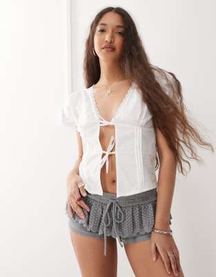 Motel Ilase Ruched Blouse