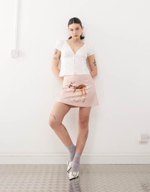 Motel - Ilias - Top corset - Blanc, 2 de 4