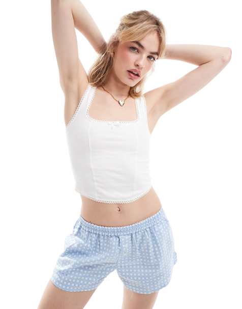 Motel jinisa corset top in nantucket white - view 1
