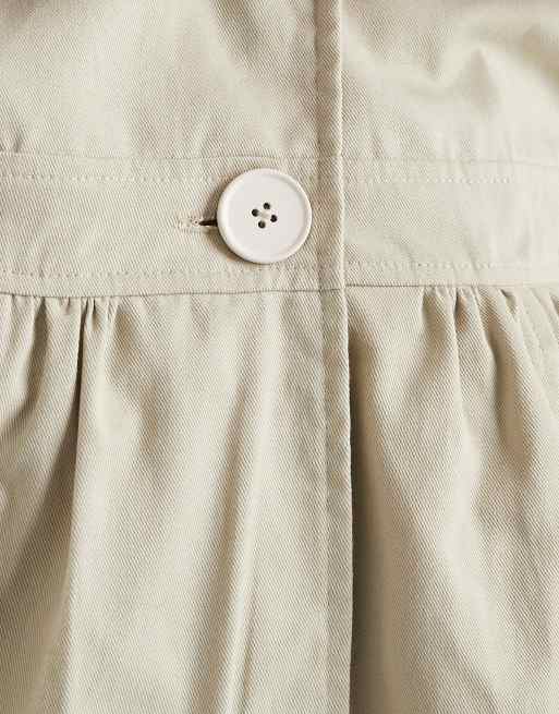 Motel Kaelus cotton twill shirt in latte , 3 of 4