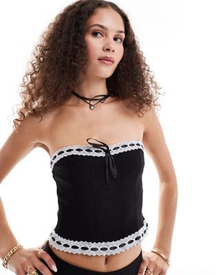 Motel karida lace edge corset top Sale
