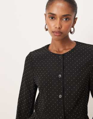 Motel Kireya Tailored Jacket In Black