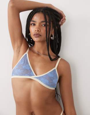 Motel Lakara Contrast Edges Soft Lace Bra