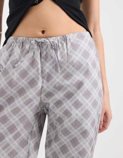 Motel Lirura relaxed trousers in grey check, 3 of 5